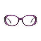 Milano Women's Rose Gold oval prescription glasses, front view