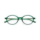 Olivia Green retro oval prescription glasses, front view