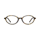 Olivia Tortoise retro oval prescription glasses, front view