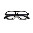Pausini Black Italian-inspired prescription glasses, front view
