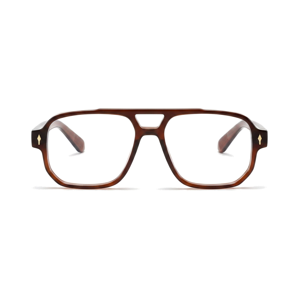 Pausini Red Italian-inspired prescription glasses, front view