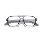 Pausini Gray Italian-inspired prescription glasses, front view