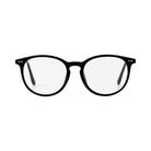 Sorrento Black Italian-inspired prescription glasses, front view