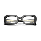 Antoinette Black vintage-inspired prescription glasses, front view