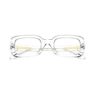 Antoinette Clear vintage-inspired prescription glasses, front view