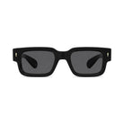 Firenze Black geometric square prescription sunglasses, front view
