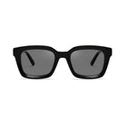 Havana Black oversized square prescription sunglasses, front view