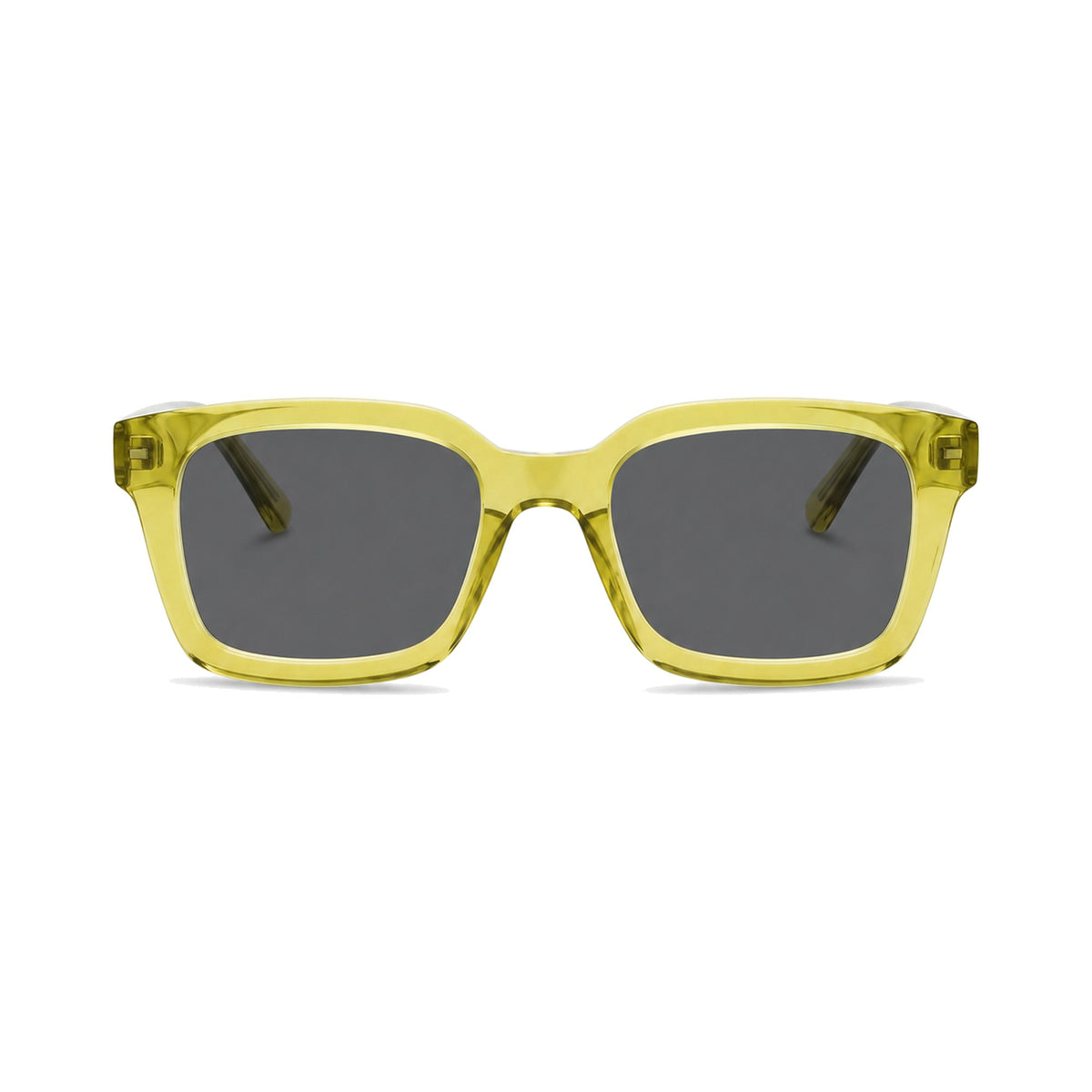 Havana Square Glasses oversized square prescription sunglasses, front view