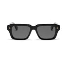 Miami Black rectangle prescription sunglasses, front view