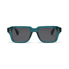 Miami Dark Blue rectangle prescription sunglasses, front view