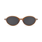 Olivia Brown retro oval prescription sunglasses, front view