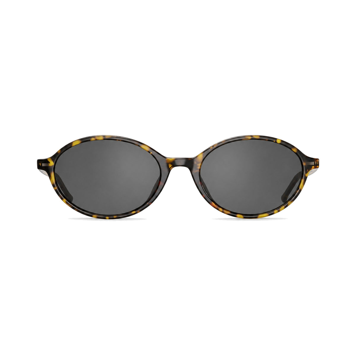 Olivia Tortoise retro oval prescription sunglasses, front view