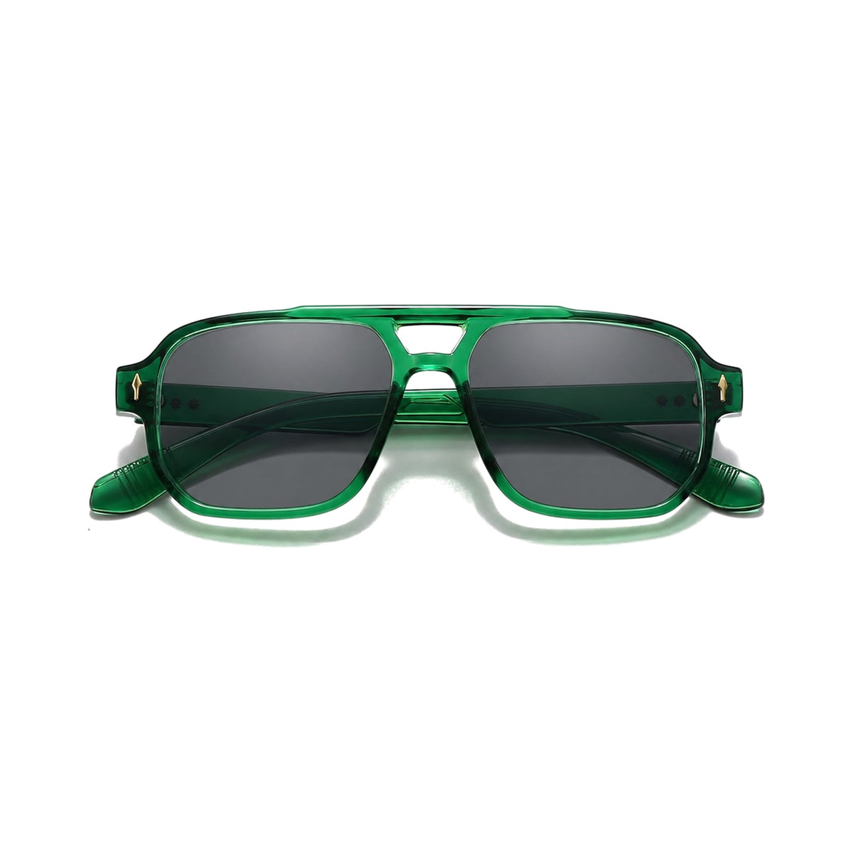 Pausini Green Italian-inspired prescription sunglasses, front view