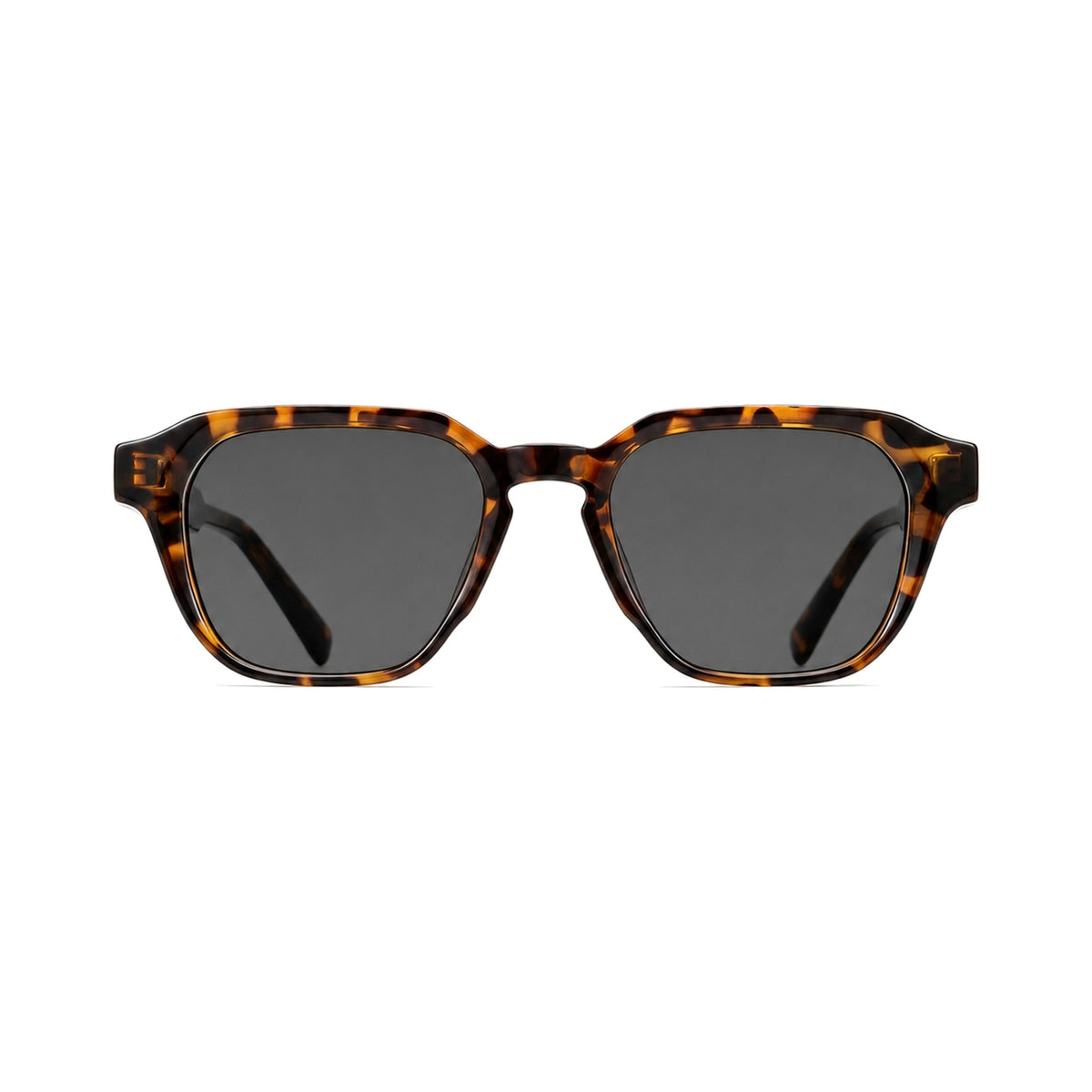 Roma Tortoise square prescription sunglasses, front view