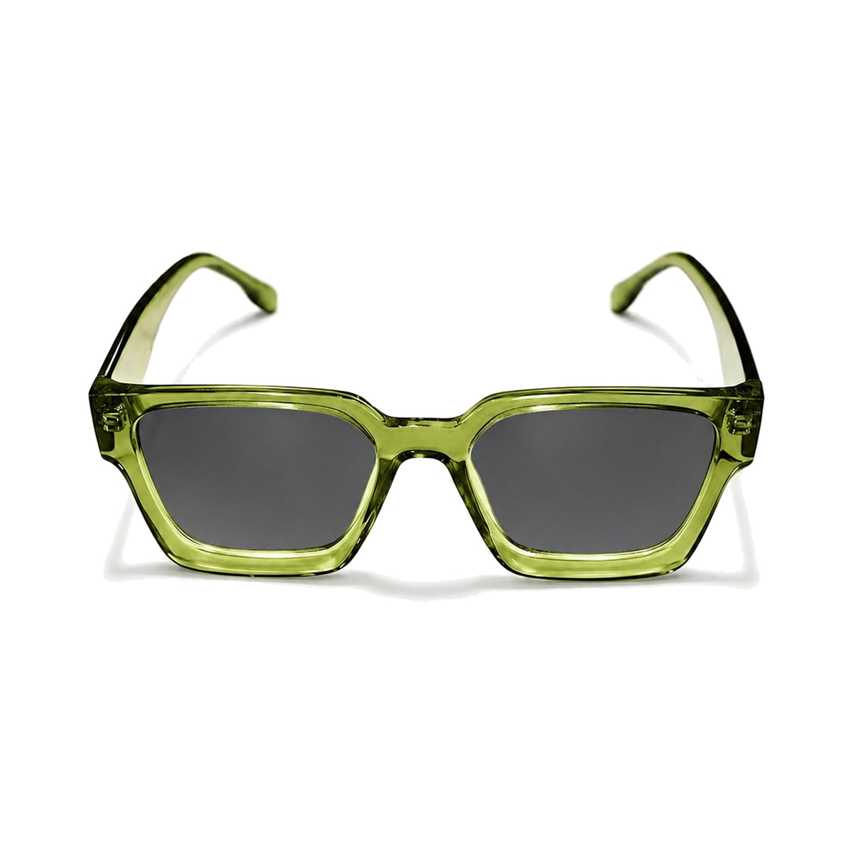 Sprezza Olive Green European-inspired prescription sunglasses, front view