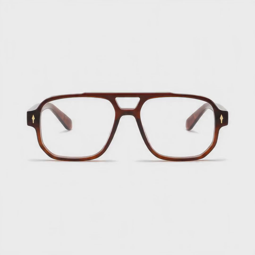 360-degree spinning view of the Pausini Red Italian-inspired prescription glasses