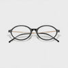 360-degree spinning view of the Olivia Black retro oval prescription glasses