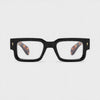 360-degree spinning view of the Firenze Black/Tortoise geometric square prescription glasses