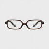 360-degree spinning view of the Gaudi Black cat-eye square-oval prescription glasses