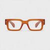 360-degree spinning view of the Firenze Butterscotch geometric square prescription glasses