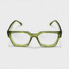360-degree spinning view of the Sprezza Olive Green European-inspired prescription glasses