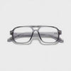 360-degree spinning view of the Pausini Gray Italian-inspired prescription glasses