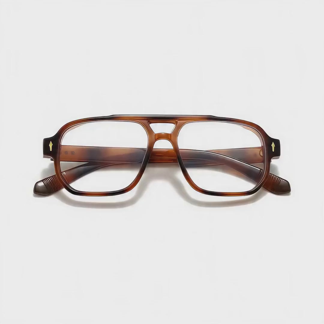 360-degree spinning view of the Pausini Tortoise Italian-inspired prescription glasses
