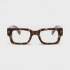 360-degree spinning view of the Firenze Tortoise geometric square prescription glasses