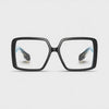 360-degree spinning view of the Harvard Women's Black oversized prescription glasses