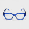 360-degree spinning view of the Sprezza Ocean Blue European-inspired prescription glasses