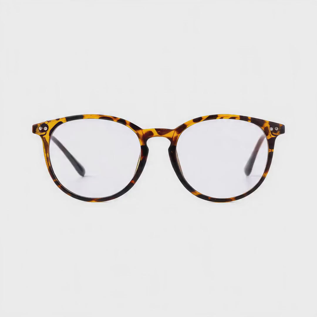 360-degree spinning view of the Sorrento Tortoise Italian-inspired prescription glasses