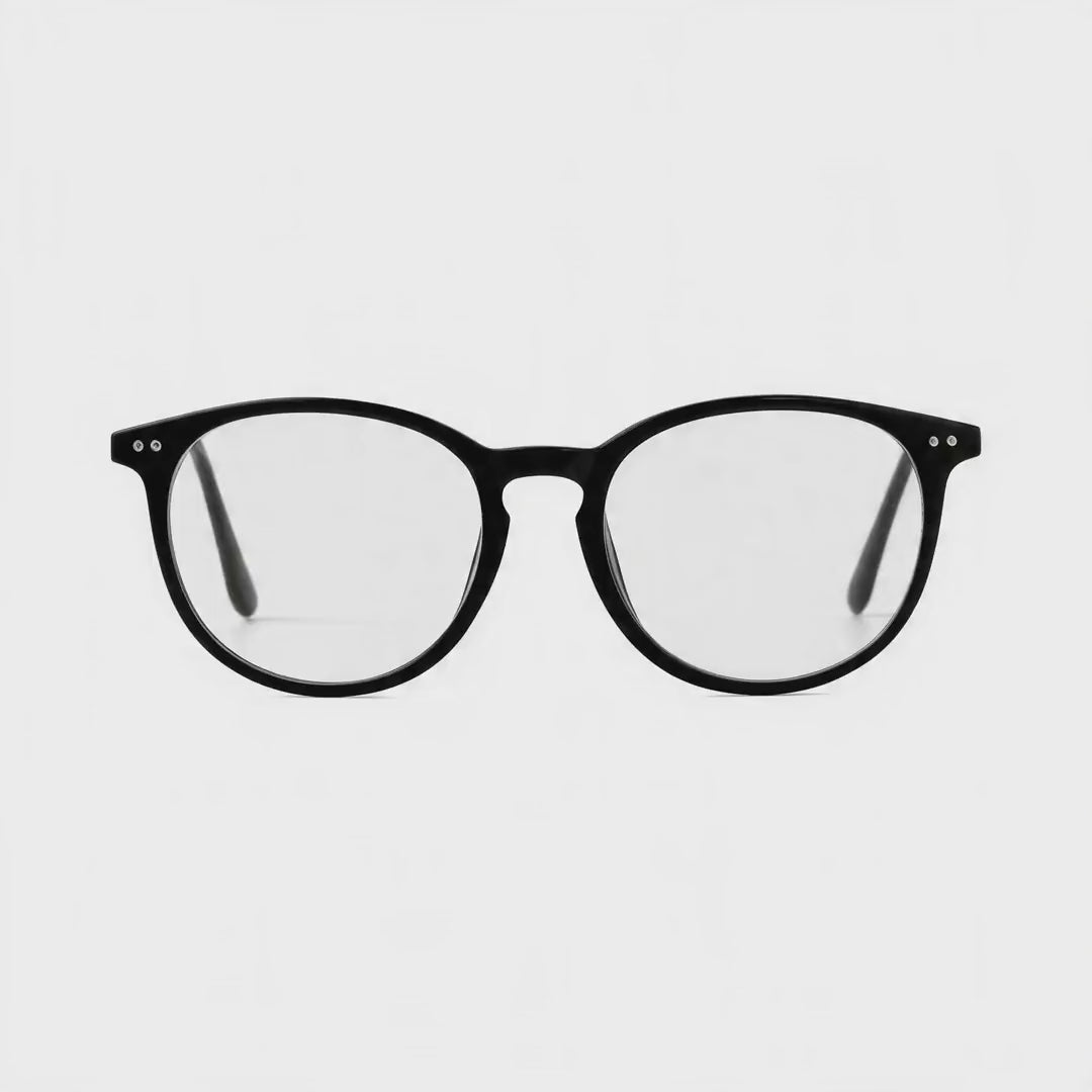 360-degree spinning view of the Sorrento Black Italian-inspired prescription glasses