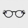 360-degree spinning view of the Amelie Black small round prescription glasses