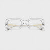 360-degree spinning view of the Antoinette Clear vintage-inspired prescription glasses